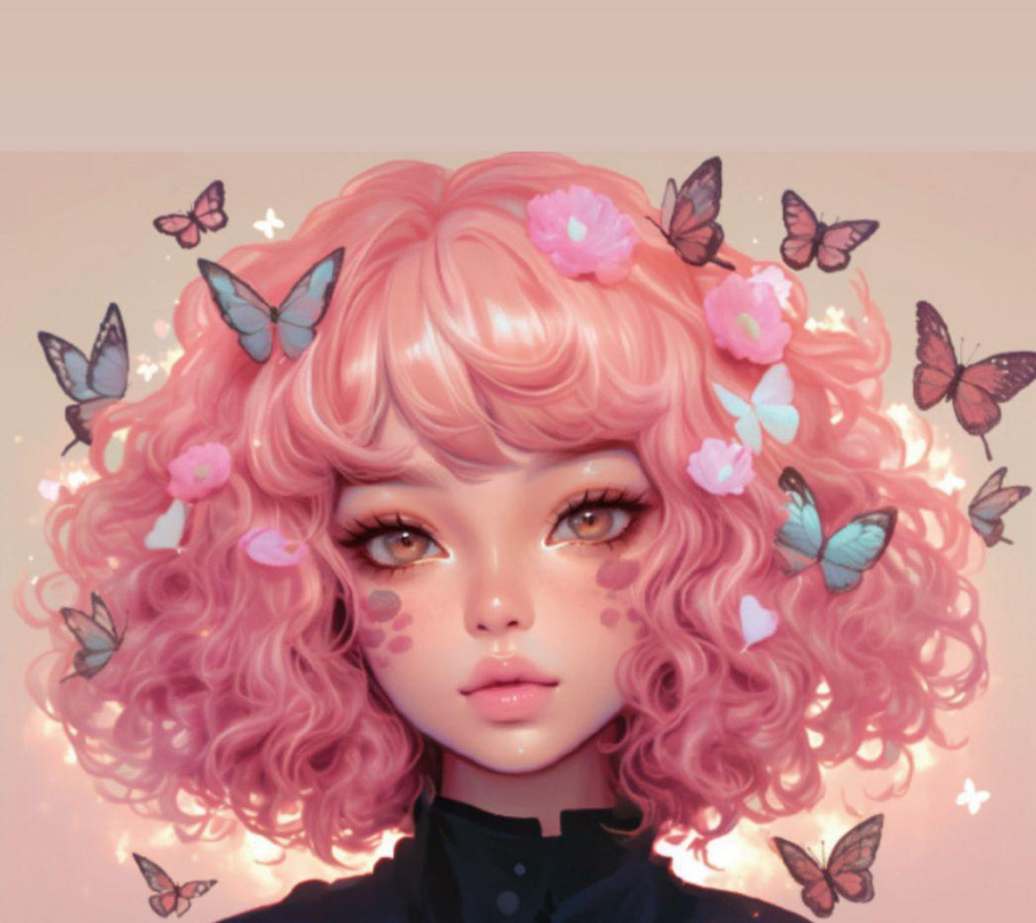 Mariposas  en mi cabello