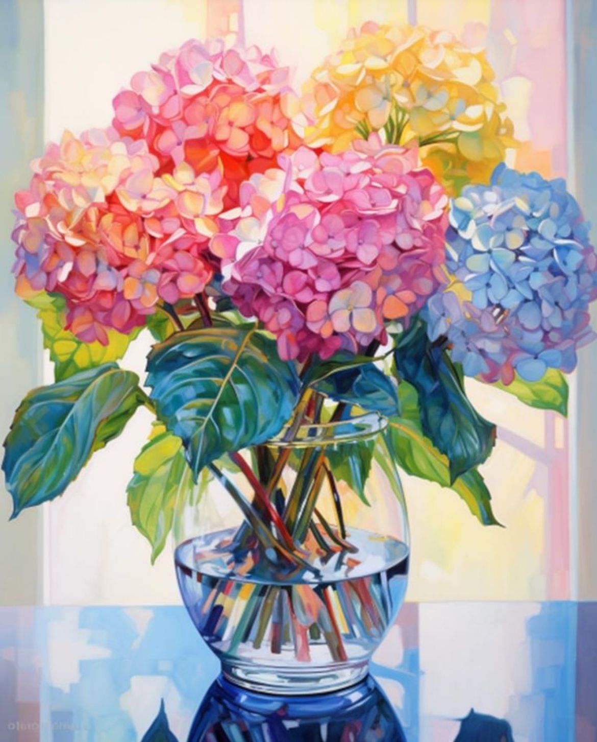 Hortensias de colores