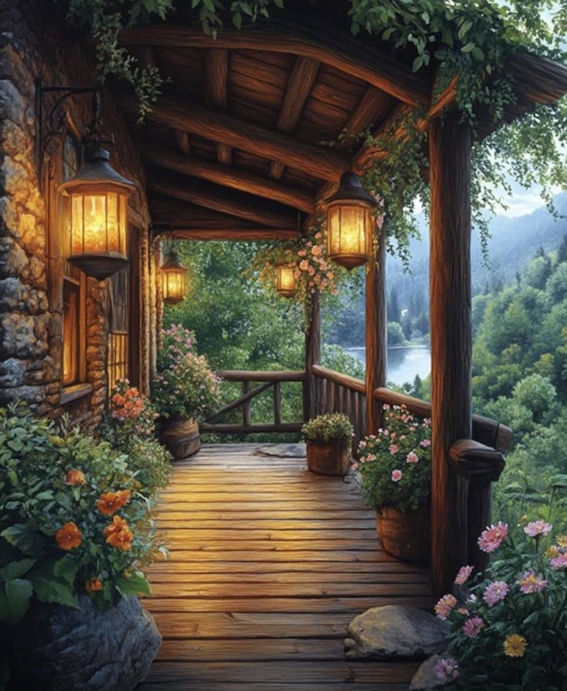 Vista al lago