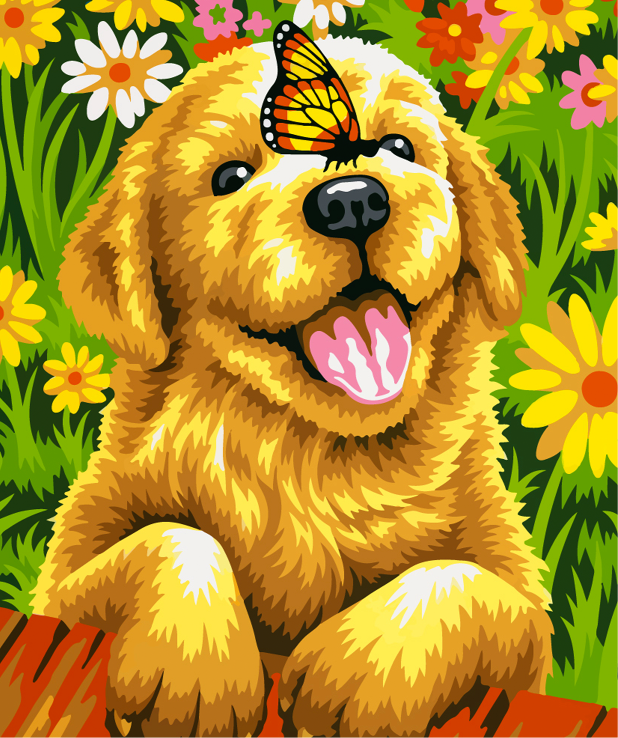Cachorro sonriente
