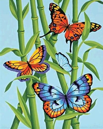 Trio de mariposas