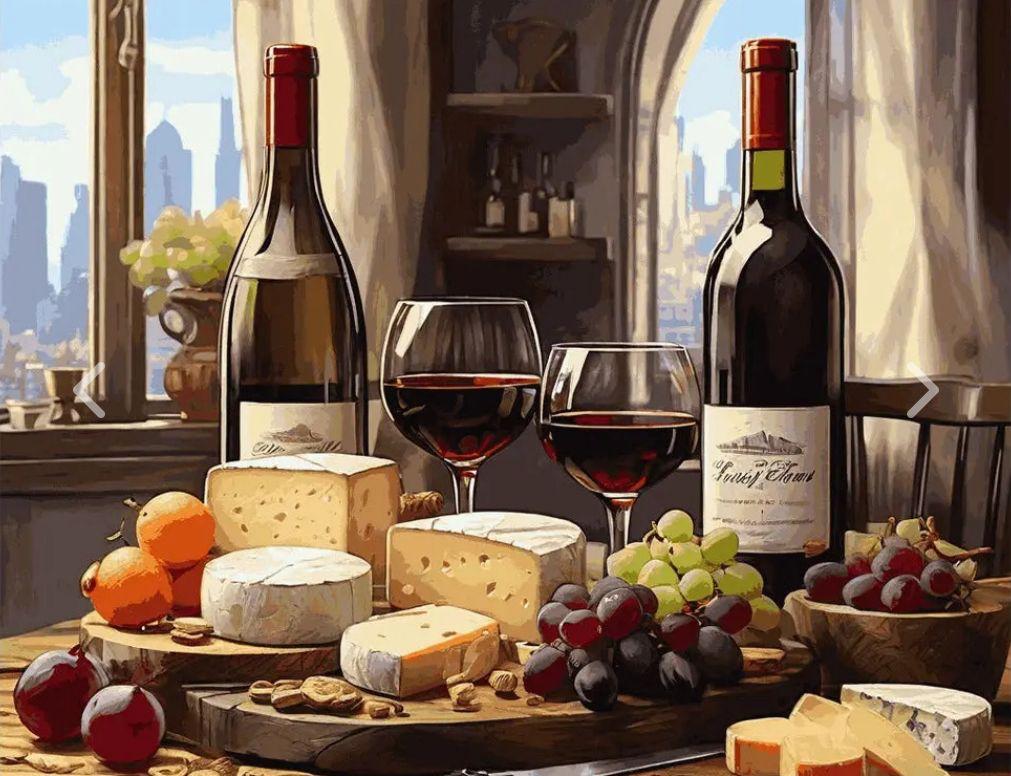 Quesos y vinos