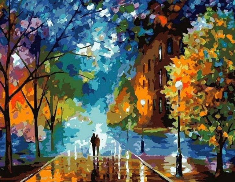 "Frescura del frío" por Leonid Afremov