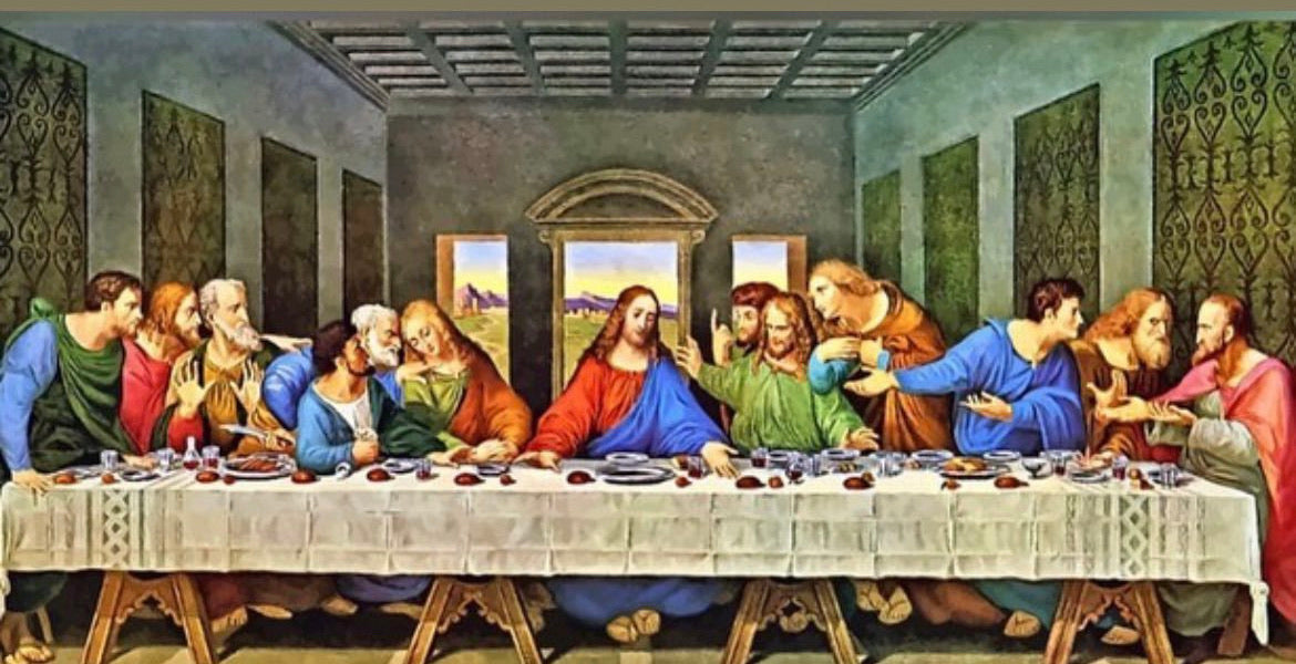 "La Última Cena" por Leonardo da Vinci