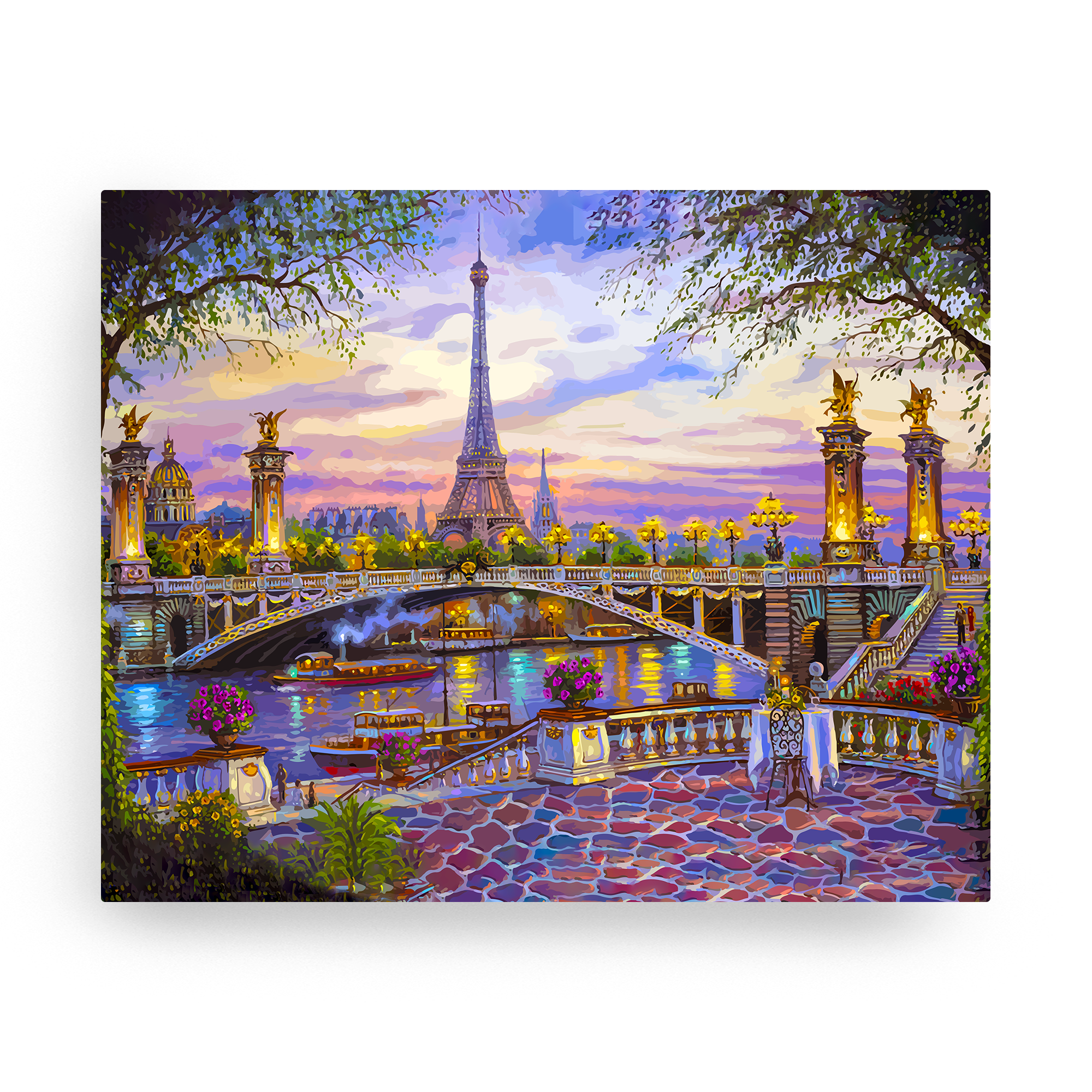 Paris: pintura, arte, hobby, creatividad, pintar por números.