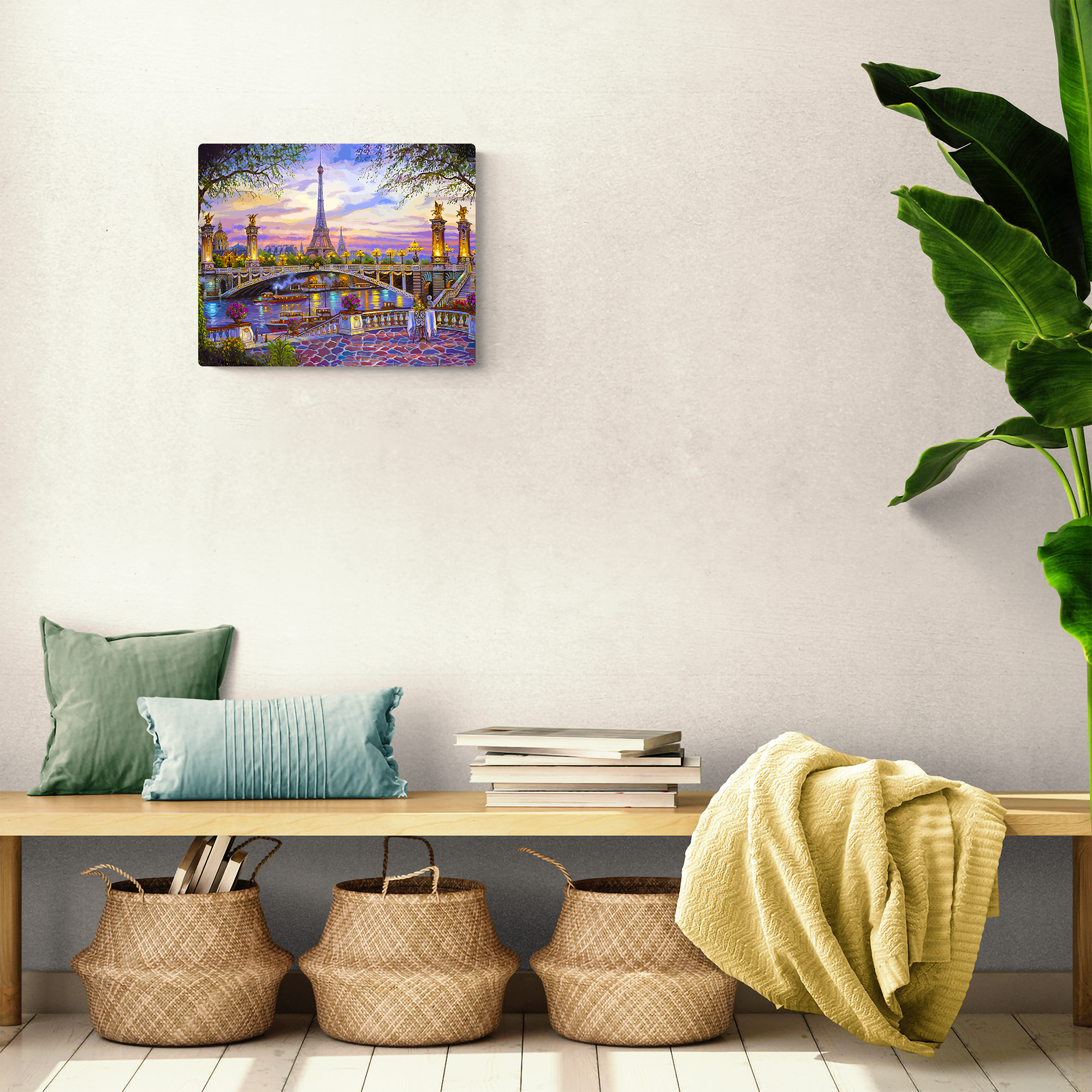 Paris: pintura, arte, hobby, creatividad, pintar por números.