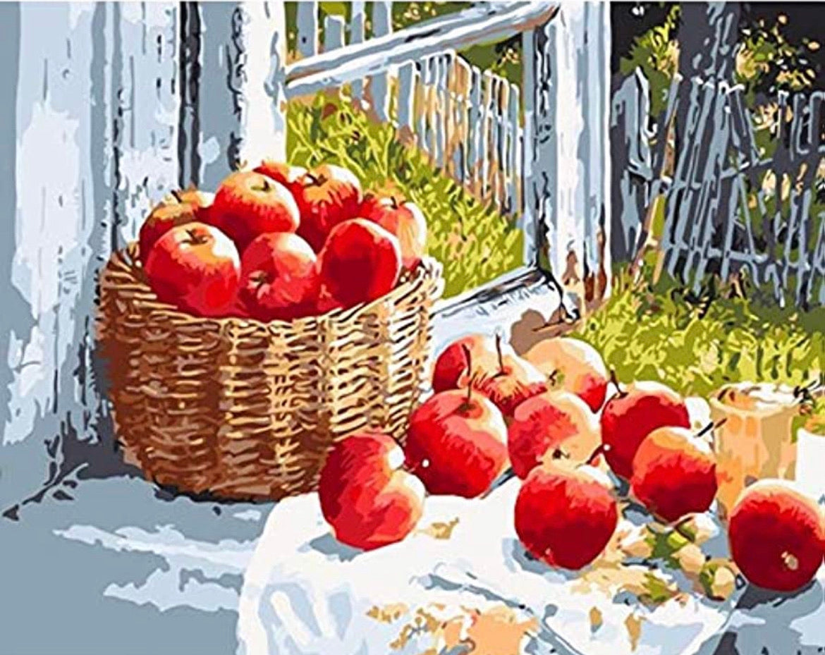 Canasta de manzanas