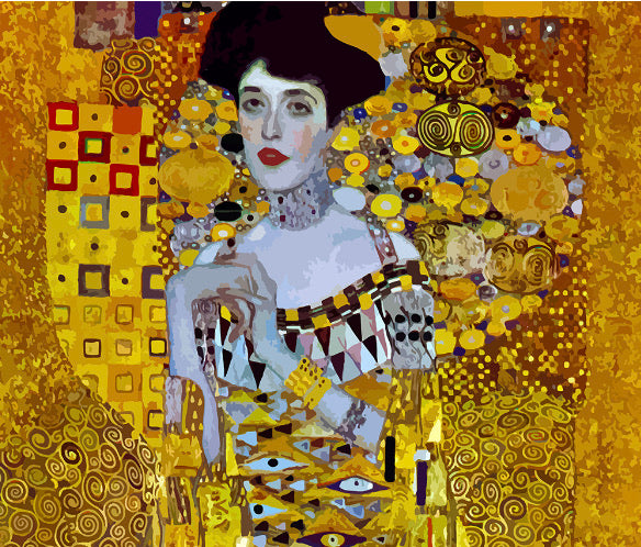 "Retrato de Adele Bloch-Bauer I" por Gustav Klimt